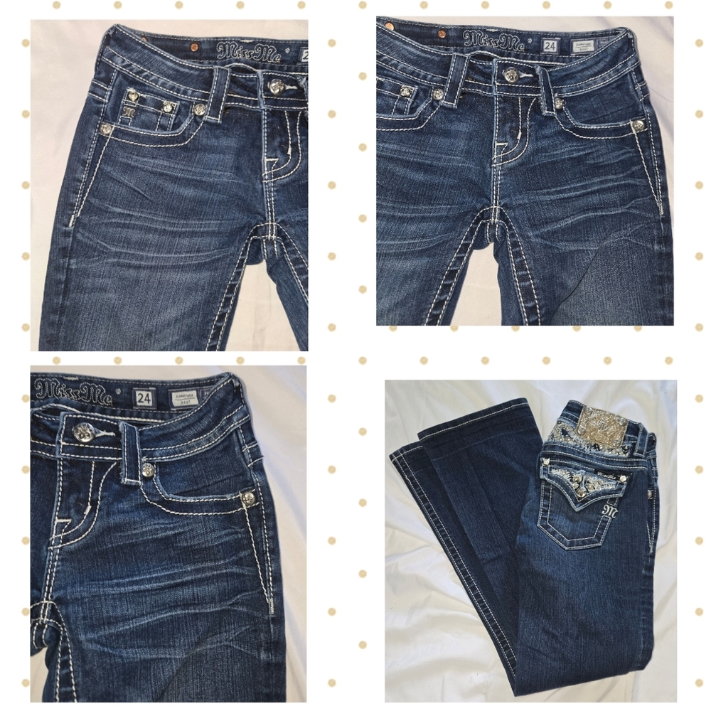 Miss Me Women's Jeans Sz 24 - Picture 3 of 9